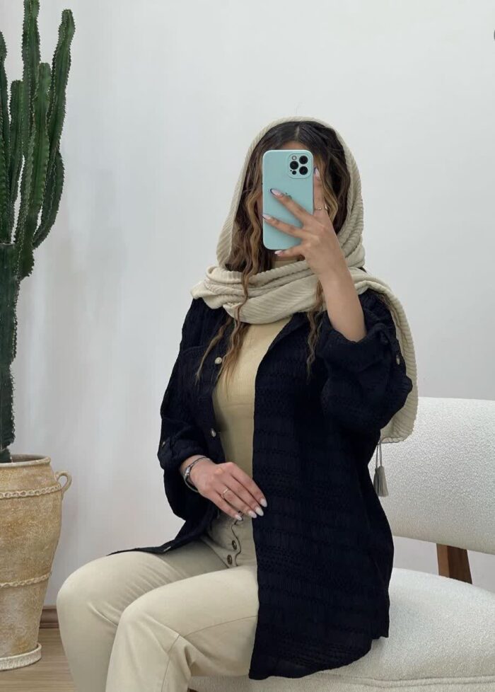 شومیز جگوار مشکی