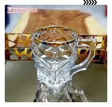 نیم لیوان آویسا لب طلا