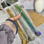 نی شربت خوری طلایی