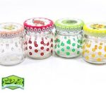 جا زعفرانی موژان گلدار