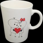 لیوان سرامیکی طرح دارفله