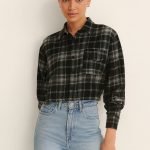 پیراهن چهارخونه پایین بند